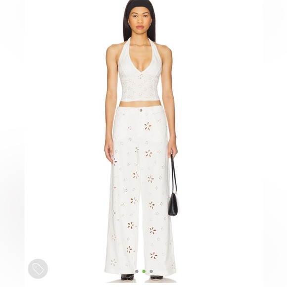 For Love And Lemons Pants - For Love And Lemons Jeans with Cut Out Details